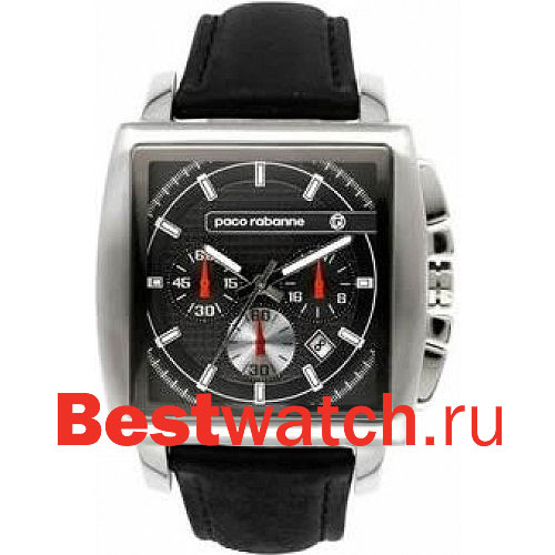 Часы Paco Rabanne Gent Leather Square PRH988_CA